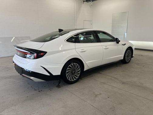 Serenity White 2026 Hyundai SONATA Hybrid Limited