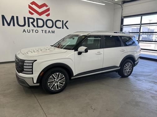 Creamy White Pearl 2026 Hyundai Palisade Hybrid SEL Premium 7P