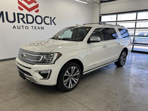 Star White Metallic Tri-Coat 2021 Ford Expedition Max Platinum