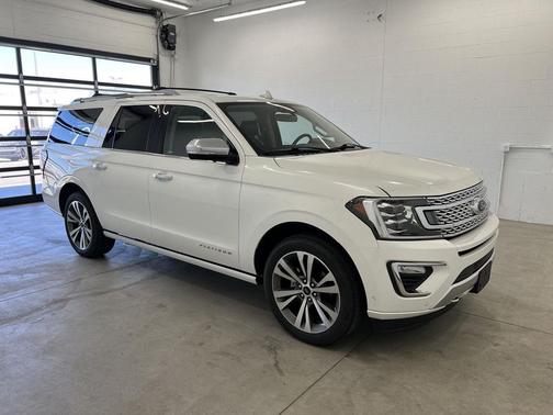 Star White Metallic Tri-Coat 2021 Ford Expedition Max Platinum
