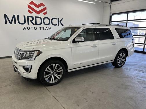 Star White Metallic Tri-Coat 2021 Ford Expedition Max Platinum
