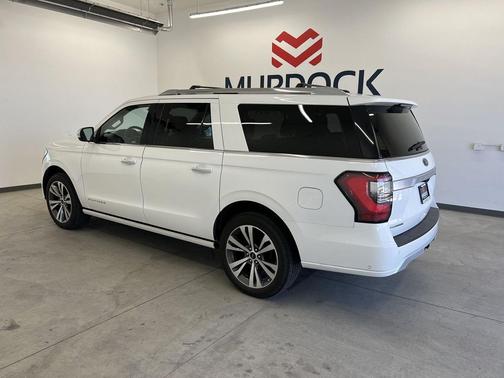 Star White Metallic Tri-Coat 2021 Ford Expedition Max Platinum