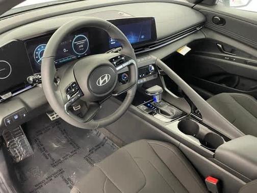 Serenity White 2025 Hyundai ELANTRA HEV SEL Sport