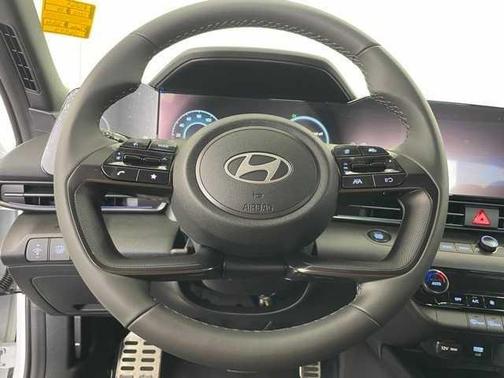 Serenity White 2025 Hyundai ELANTRA HEV SEL Sport