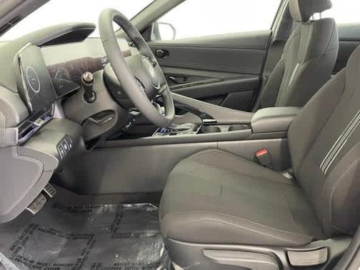 Serenity White 2025 Hyundai ELANTRA HEV SEL Sport