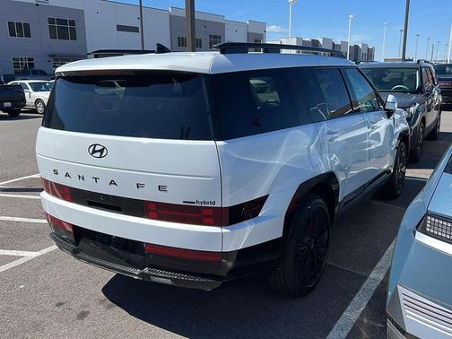 Serenity White 2026 Hyundai SANTA FE HEV Calligraphy