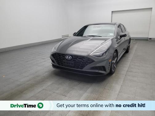 Hampton Gray 2021 Hyundai SONATA SEL Plus