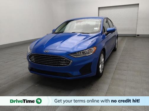 Blue 2019 Ford Fusion SE