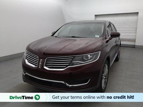 Red 2017 Lincoln MKX Reserve