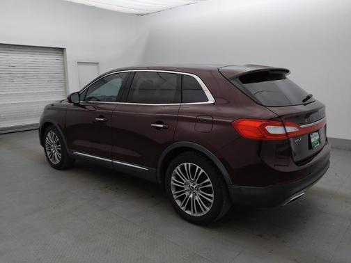 Red 2017 Lincoln MKX Reserve