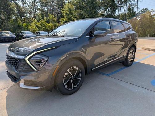 Gravity Gray 2025 Kia Sportage Hybrid LX