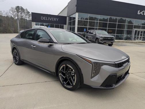 Steel Gray 2025 Kia K4 GT-Line Sedan
