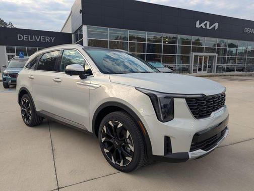 Ivory Silver 2026 Kia Sorento SX SUV