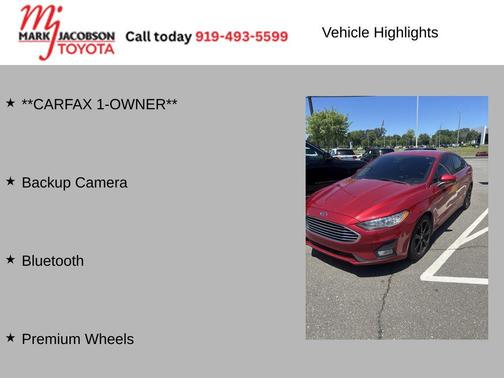 RAPID RED METALLIC TC 2020 Ford Fusion SE