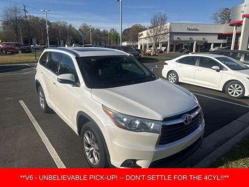 Blizzard Pearl 2015 Toyota Highlander XLE