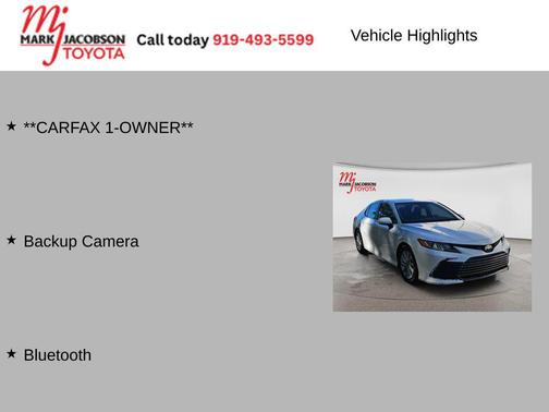 White 2022 Toyota Camry LE