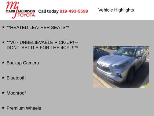 Moon Dust 2021 Toyota Highlander XLE