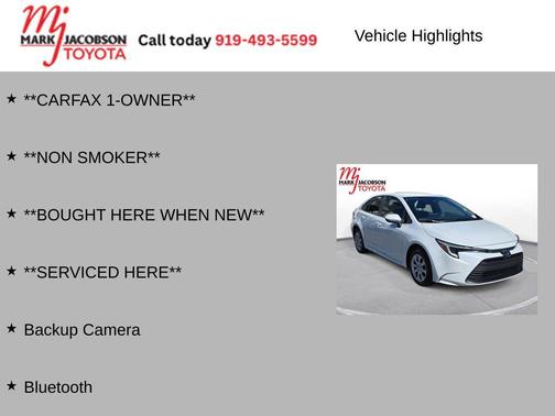 2024 Toyota Corolla Hybrid LE