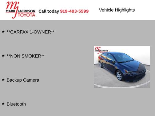 2022 Toyota Corolla LE