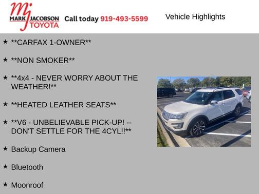 2017 Ford Explorer Platinum