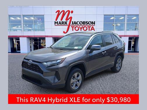 Magnetic Gray Metallic 2024 Toyota RAV4 Hybrid XLE