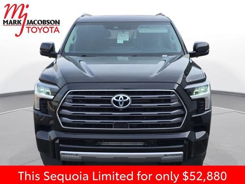 Midnight Black Metallic 2023 Toyota Sequoia Limited