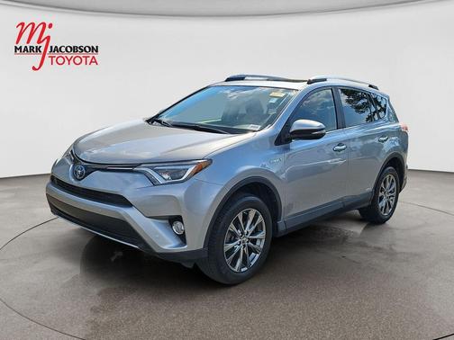 Silver Sky Metallic 2018 Toyota RAV4 Hybrid Limited