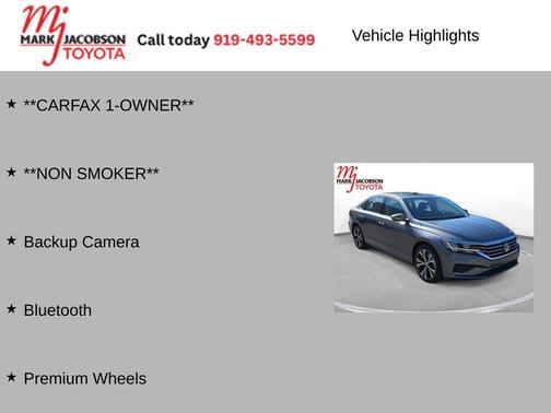 Platinum Gray Metallic 2021 Volkswagen Passat 2.0T SE