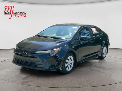 Midnight Black Metallic 2025 Toyota Corolla LE