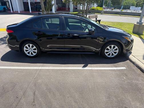 Midnight Black Metallic 2025 Toyota Corolla LE