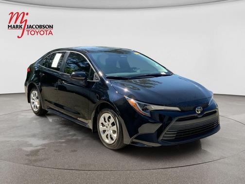 Midnight Black Metallic 2025 Toyota Corolla LE