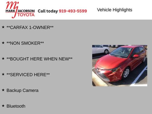 2020 Toyota Corolla LE