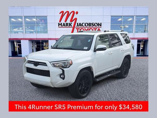 Super White 2021 Toyota 4Runner SR5 Premium