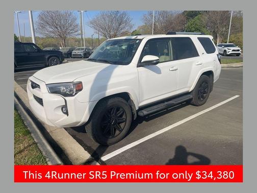 Super White 2021 Toyota 4Runner SR5 Premium