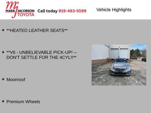 2010 Mercedes-Benz E-Class E 350