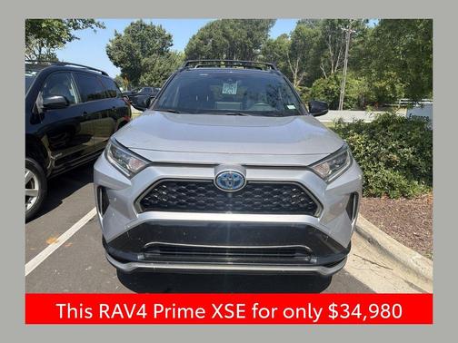 Silver 2021 Toyota RAV4 Prime XSE
