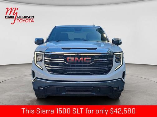 Summit White 2025 GMC Sierra 1500 SLT