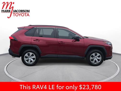 Ruby Flare Pearl 2021 Toyota RAV4 LE
