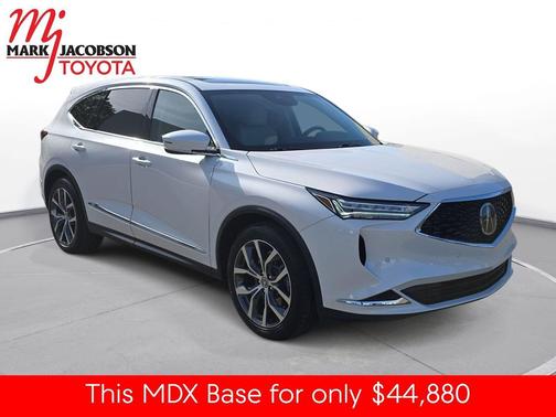 Platinum White Pearl 2024 Acura MDX Technology Package