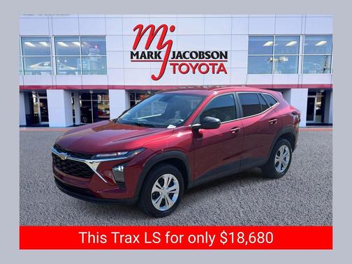 Crimson Metallic 2024 Chevrolet Trax LS