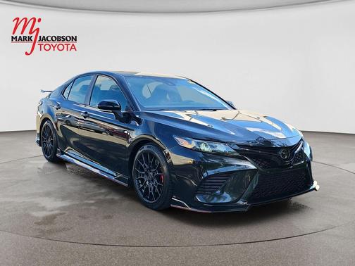 Midnight Black Metallic 2023 Toyota Camry TRD