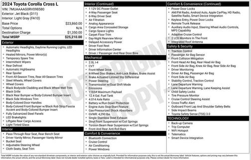 2024 Toyota Corolla Cross L
