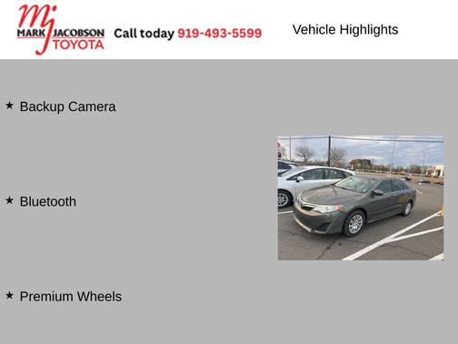 2012 Toyota Camry LE