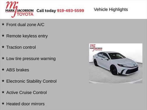 2025 Toyota Camry SE