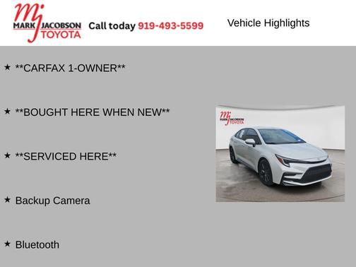 Wind Chill Pearl 2023 Toyota Corolla SE