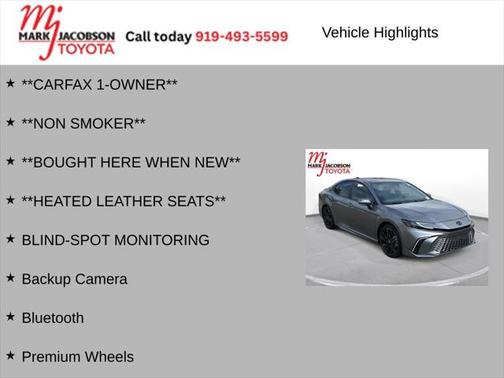2025 Toyota Camry XSE