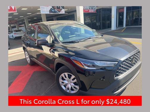 Jet Black 2023 Toyota Corolla Cross L