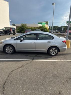 Alabaster Silver Metallic 2013 Honda Civic LX