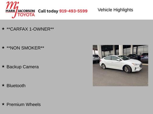 2019 Hyundai ELANTRA Value Edition