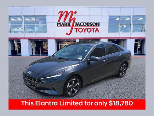 Portofino Gray 2022 Hyundai ELANTRA Limited